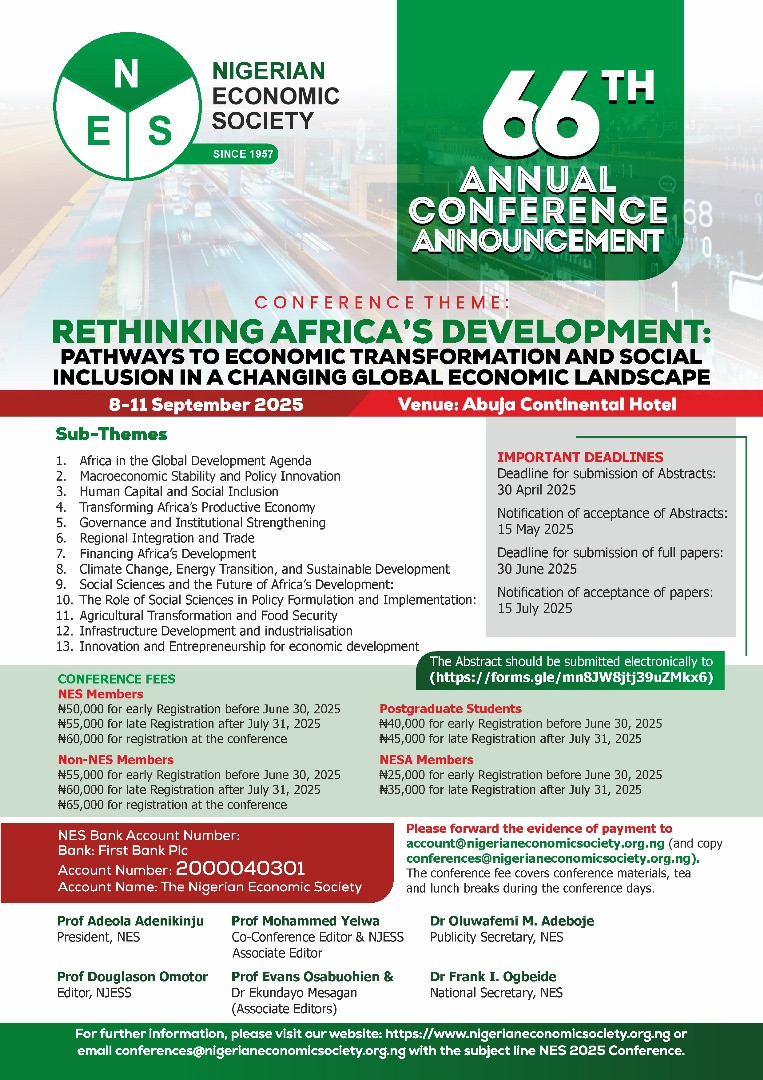 66TH Conference Concept Note and Abstract Submission Guidelines